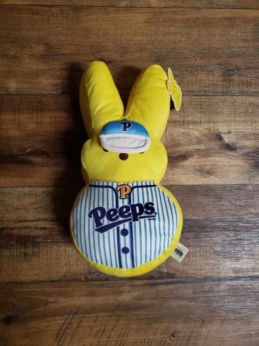 Peeps 12 Inch Baseball Theme Plush Bunny